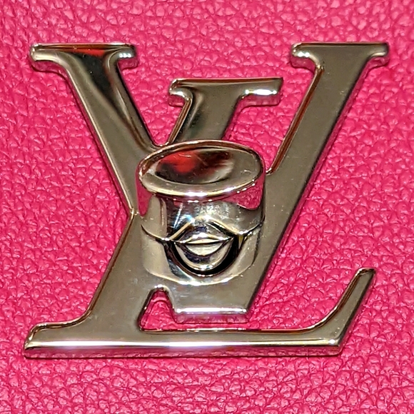 🎉HP🎉Louis Vuitton Lockme BB II AUTHENTIC Venus Purple Silver Hardware Rare! - Picture 13 of 15